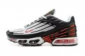 nike air max plus tn 3 femme homme blanc noir rouge